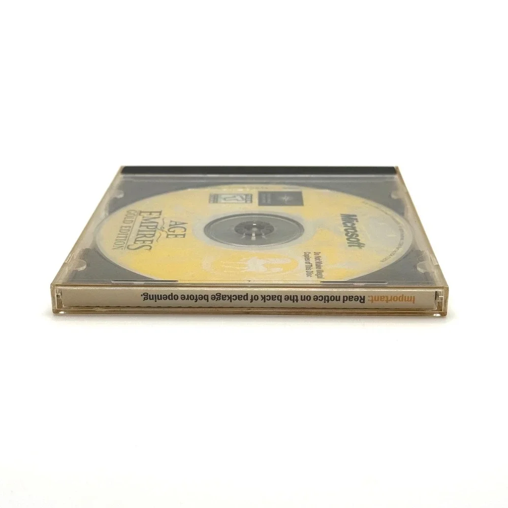 Age of Empires Gold Edition PC CD-ROM Game 1999 Microsoft Jewel Case